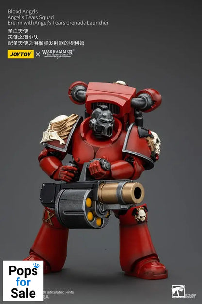 Warhammer The Horus Heresy Action Figure 1/18 Blood Angels Angel’s Tears Squad Erelim with Angel’s Tears Grenade