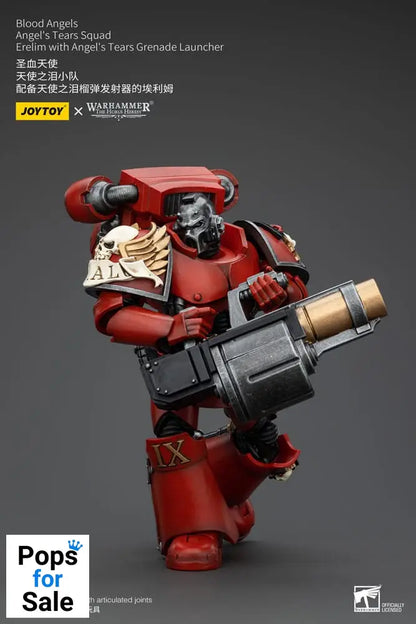 Warhammer The Horus Heresy Action Figure 1/18 Blood Angels Angel's Tears Squad Erelim with Angel's Tears Grenade Launcher 12 cm