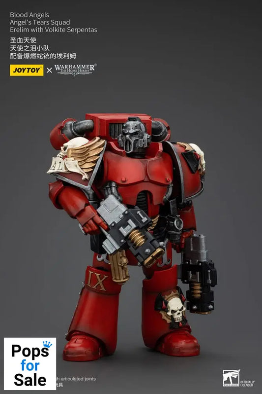 Warhammer The Horus Heresy Action Figure 1/18 Blood Angels Angel's Tears SquadErelim with Volkite Serpentas 12 cm