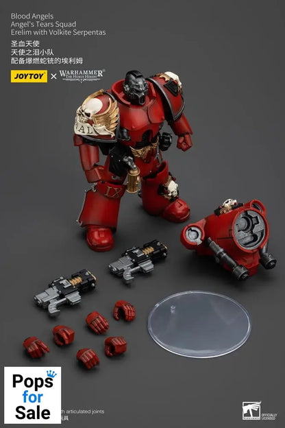 Warhammer The Horus Heresy Action Figure 1/18 Blood Angels Angel's Tears SquadErelim with Volkite Serpentas 12 cm