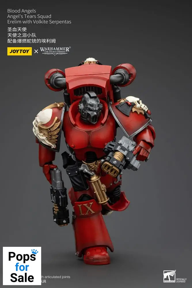 Warhammer The Horus Heresy Action Figure 1/18 Blood Angels Angel's Tears SquadErelim with Volkite Serpentas 12 cm