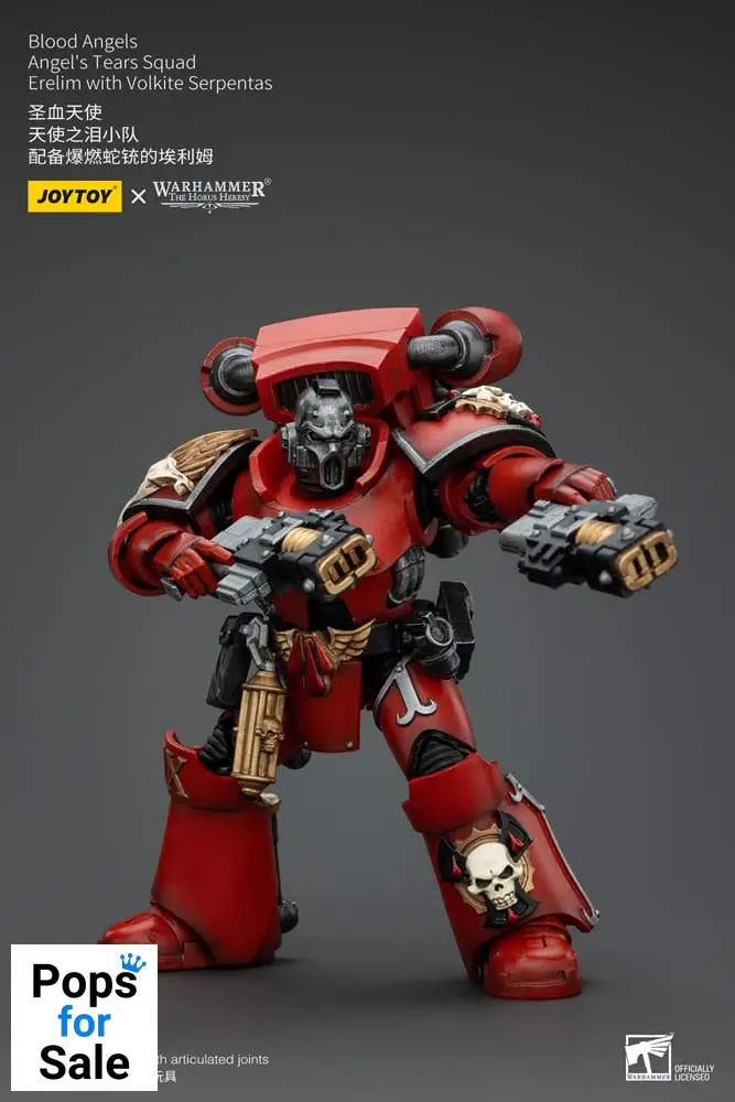 Warhammer The Horus Heresy Action Figure 1/18 Blood Angels Angel's Tears SquadErelim with Volkite Serpentas 12 cm