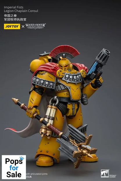 Warhammer The Horus Heresy Action Figure 1/18 Imperial Fists Legion Chaplain Consul 12 cm