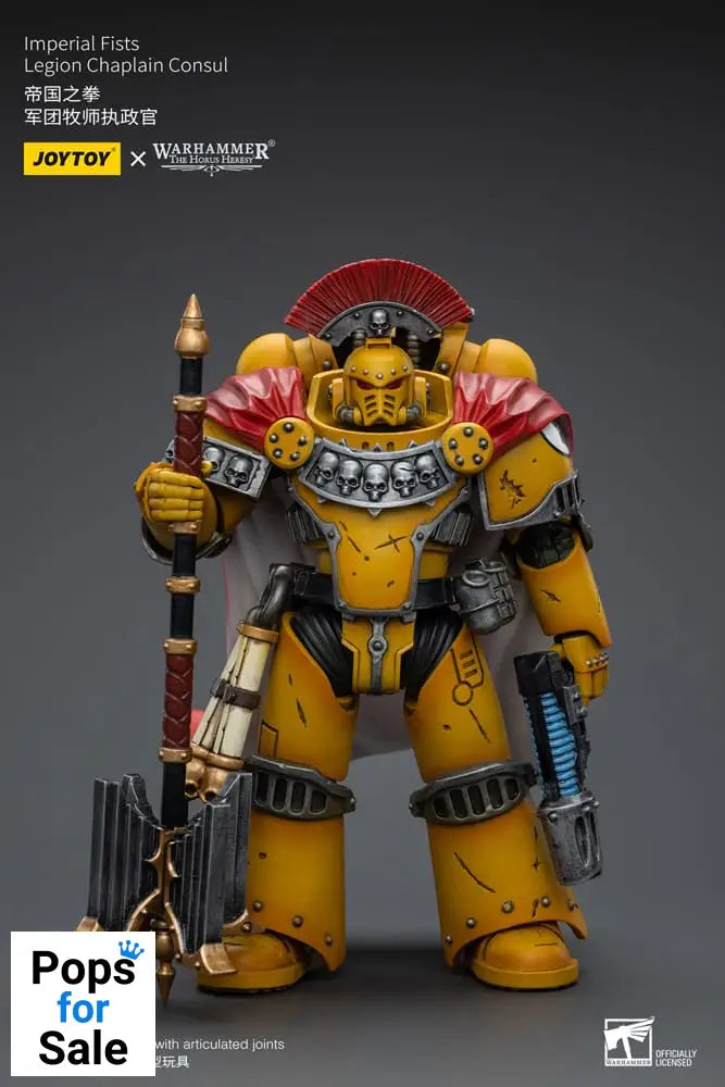 Warhammer The Horus Heresy Action Figure 1/18 Imperial Fists Legion Chaplain Consul 12 cm