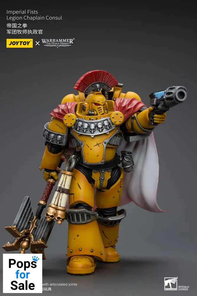 Warhammer The Horus Heresy Action Figure 1/18 Imperial Fists Legion Chaplain Consul 12 cm
