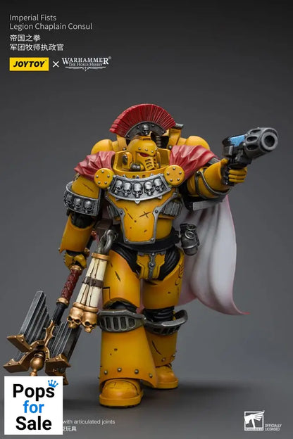 Warhammer The Horus Heresy Action Figure 1/18 Imperial Fists Legion Chaplain Consul 12 cm