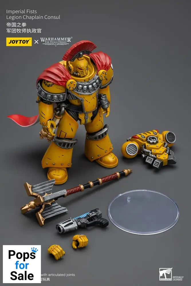 Warhammer The Horus Heresy Action Figure 1/18 Imperial Fists Legion Chaplain Consul 12 cm