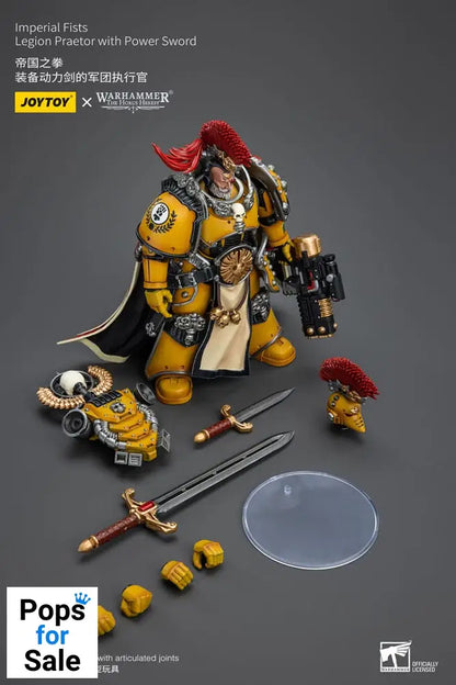Warhammer The Horus Heresy Action Figure 1/18 Imperial Fists Legion Praetor with Power Sword 12 cm