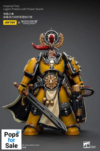 Warhammer The Horus Heresy Action Figure 1/18 Imperial Fists Legion Praetor with Power Sword 12 cm