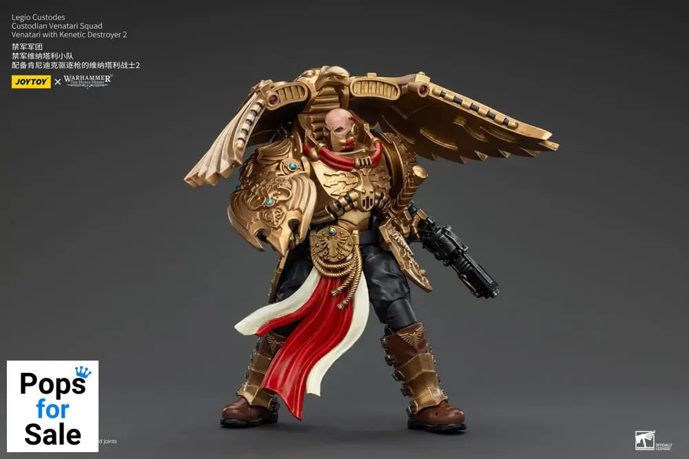 Warhammer The Horus Heresy Action Figure 1/18 Legio Custodes Custodian Venatari Squad Venatari with Kenetic Destroyer 2
