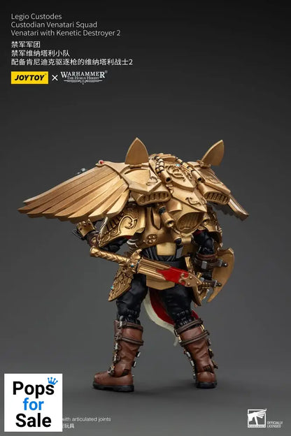 Warhammer The Horus Heresy Action Figure 1/18 Legio Custodes Custodian Venatari Squad Venatari with Kenetic Destroyer 2 13 cm