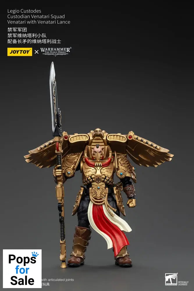 Warhammer The Horus Heresy Action Figure 1/18 Legio Custodes Custodian Venatari Squad Venatari with Venatari Lance 13