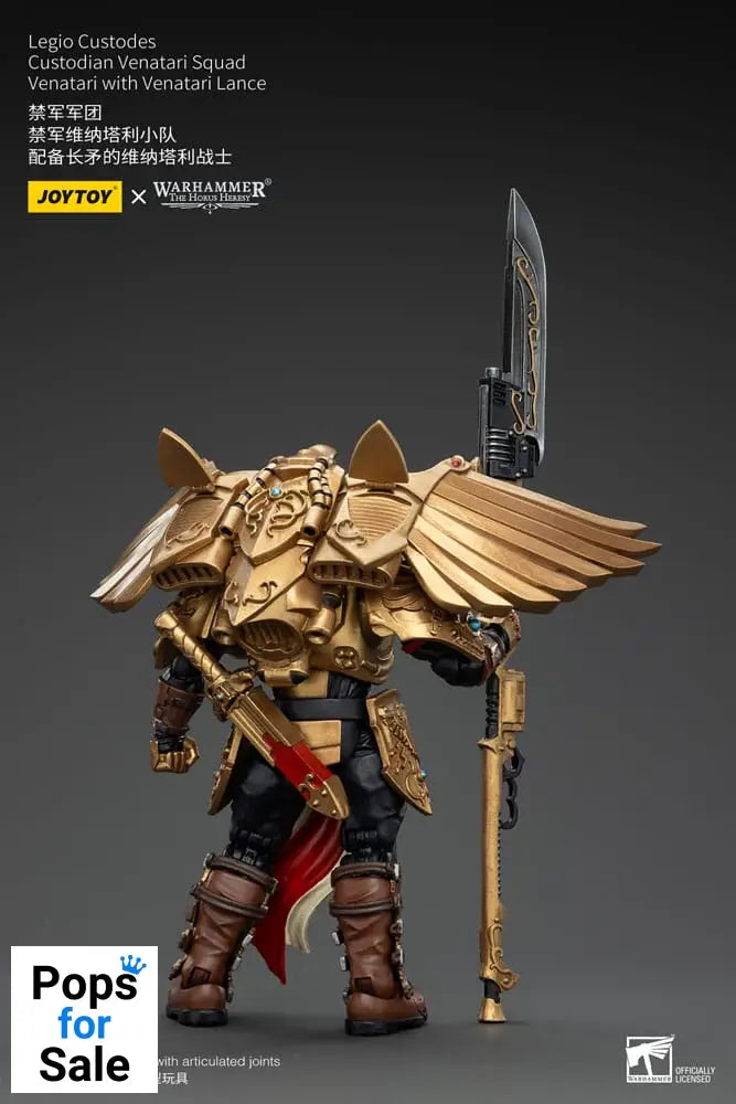 Warhammer The Horus Heresy Action Figure 1/18 Legio Custodes Custodian Venatari Squad Venatari with Venatari Lance 13 cm
