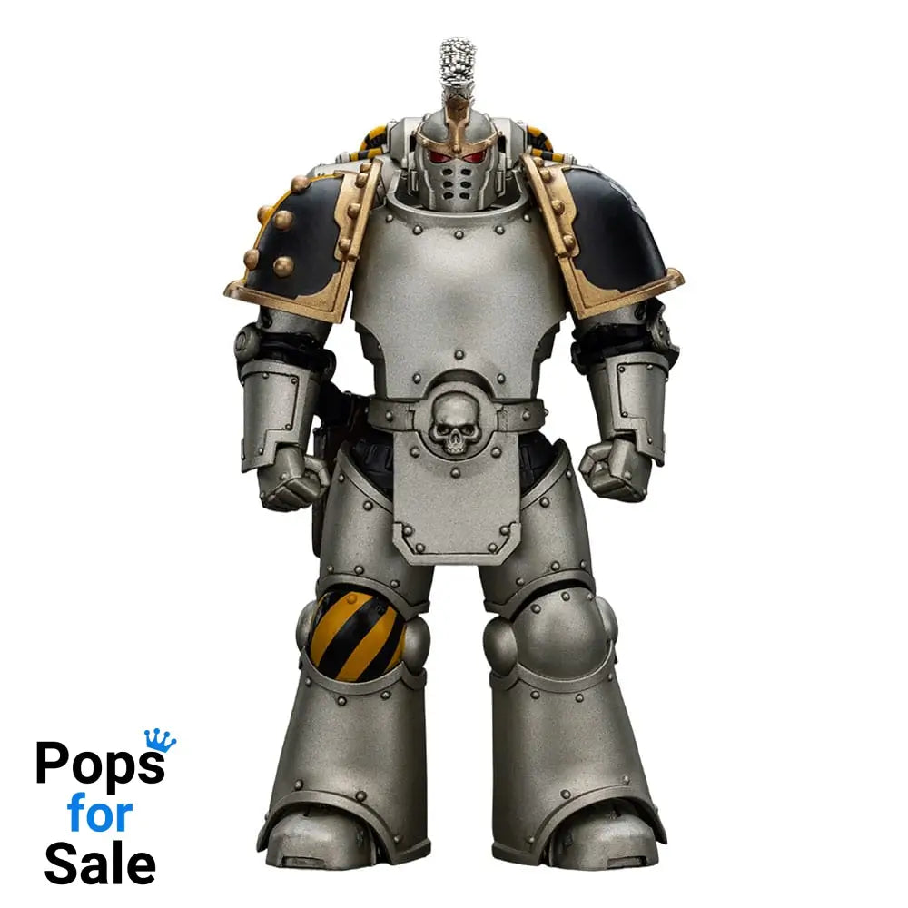 Warhammer The Horus Heresy Action Figure 1/18 lron Warriors Command Squad Chosen with Legion Standard 12 cm Action