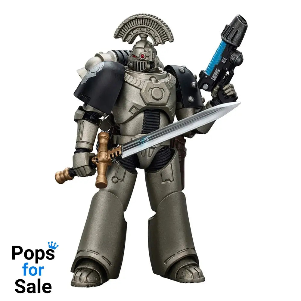 Warhammer The Horus Heresy Action Figure 1/18 lron Warriors MKVI Tactical Sergeant with Power Sword and Plasma Pistol