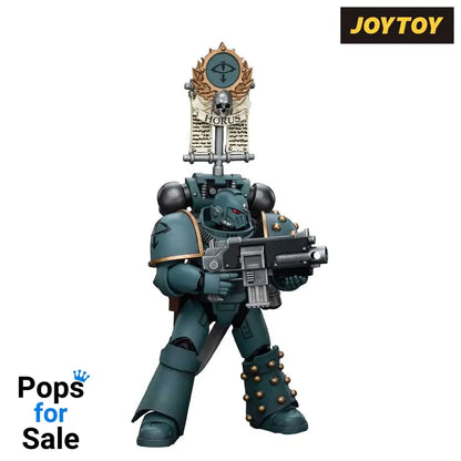 Warhammer The Horus Heresy Action Figure 1/18 Sons of Horus MKIV Tactical Squad Legionary with Legion Vexilla 12 cm