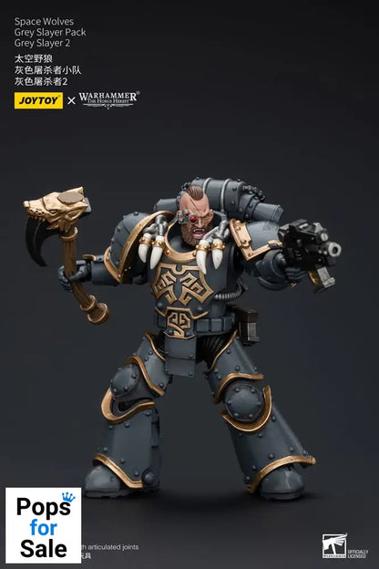 Warhammer The Horus Heresy Action Figure 1/18 Space Wolves Grey Slayer Pack Grey Slayer 2 12 cm