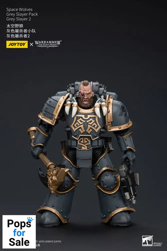 Warhammer The Horus Heresy Action Figure 1/18 Space Wolves Grey Slayer Pack Grey Slayer 2 12 cm Action figures