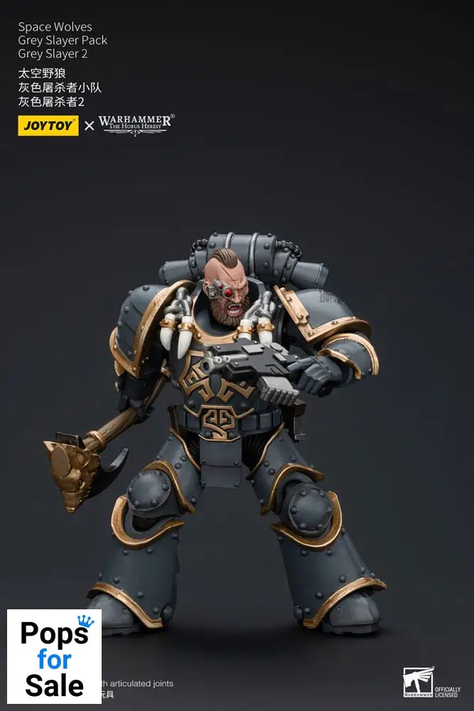 Warhammer The Horus Heresy Action Figure 1/18 Space Wolves Grey Slayer Pack Grey Slayer 2 12 cm