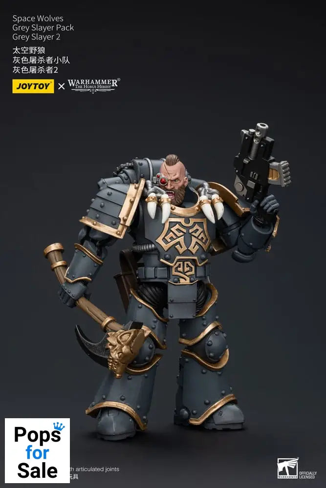 Warhammer The Horus Heresy Action Figure 1/18 Space Wolves Grey Slayer Pack Grey Slayer 2 12 cm
