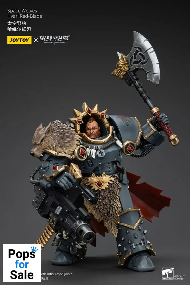 Warhammer The Horus Heresy Action Figure 1/18 Space Wolves Hvarl Red-Blade 14 cm Action figures