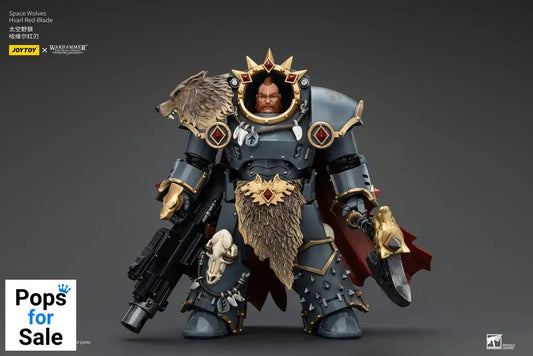 Warhammer The Horus Heresy Action Figure 1/18 Space Wolves Hvarl Red-Blade 14 cm