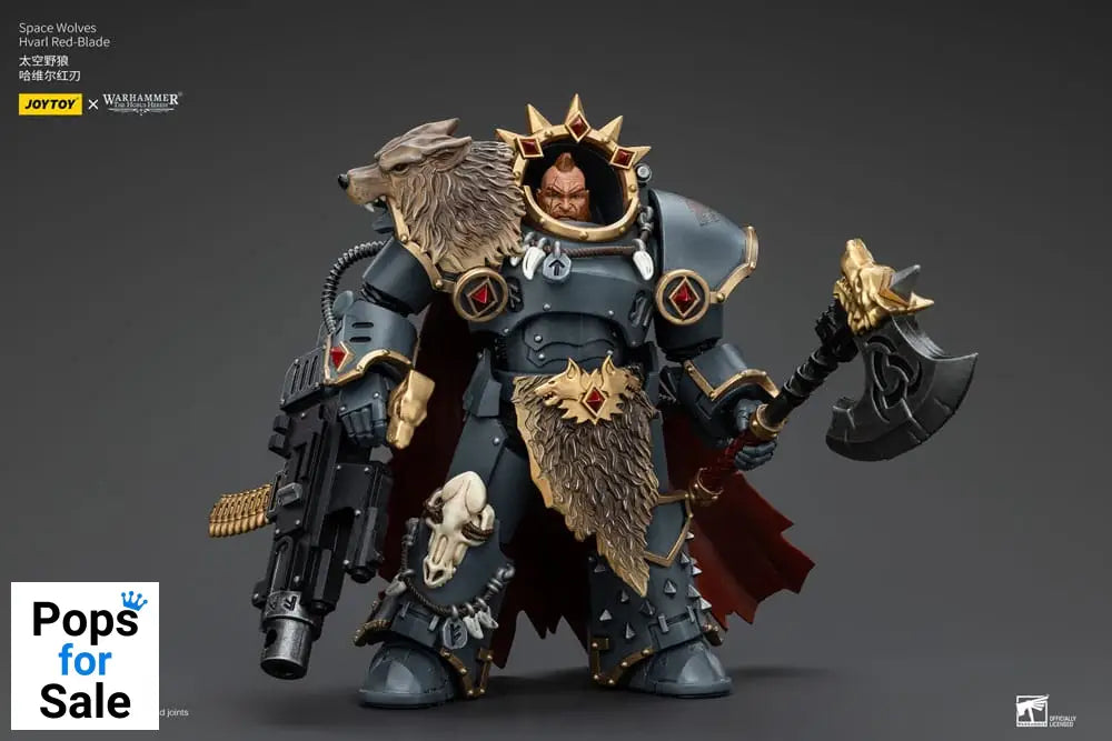 Warhammer The Horus Heresy Action Figure 1/18 Space Wolves Hvarl Red-Blade 14 cm