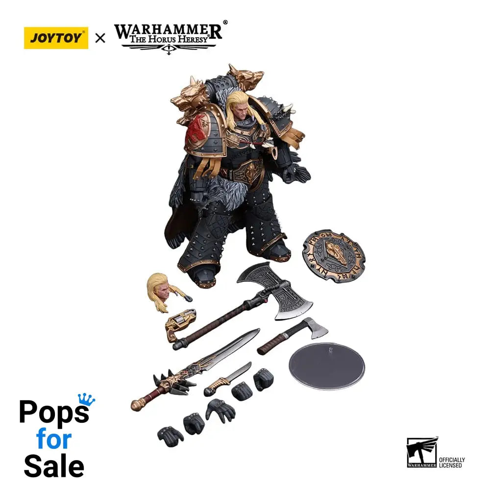 Warhammer The Horus Heresy Action Figure 1/18 Space Wolves Leman Russ Primarch of the VIth Legion 12 cm Action figures