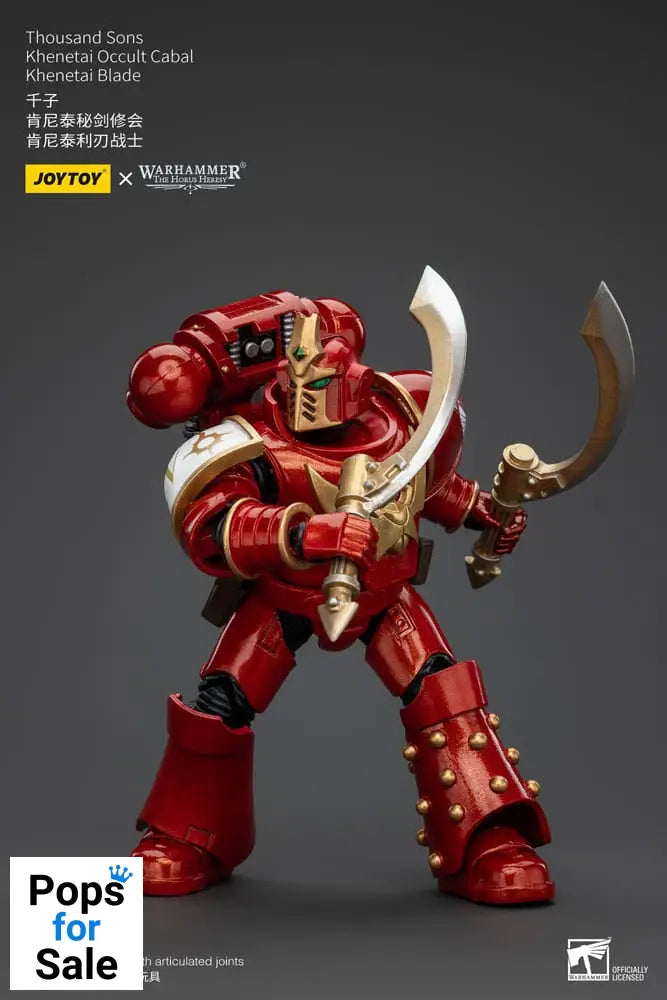 Warhammer The Horus Heresy Action Figure 1/18 Thousand Sons Khenetai Occult Cabal Khenetai Blade 12 cm