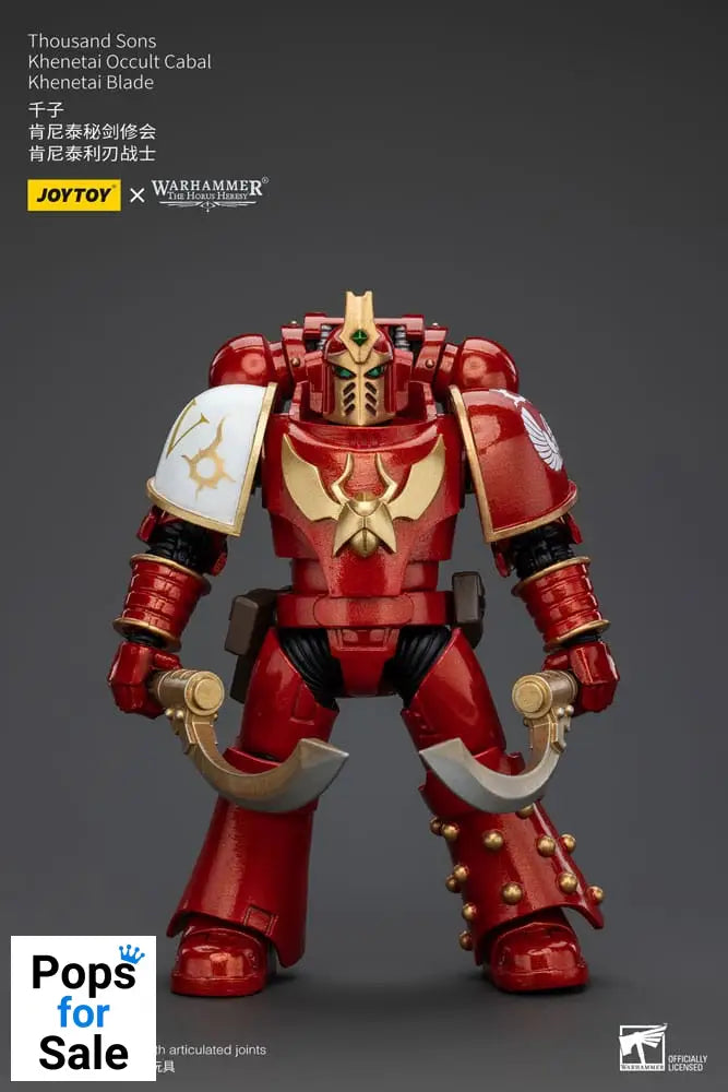 Warhammer The Horus Heresy Action Figure 1/18 Thousand Sons Khenetai Occult Cabal Khenetai Blade 12 cm Action figures