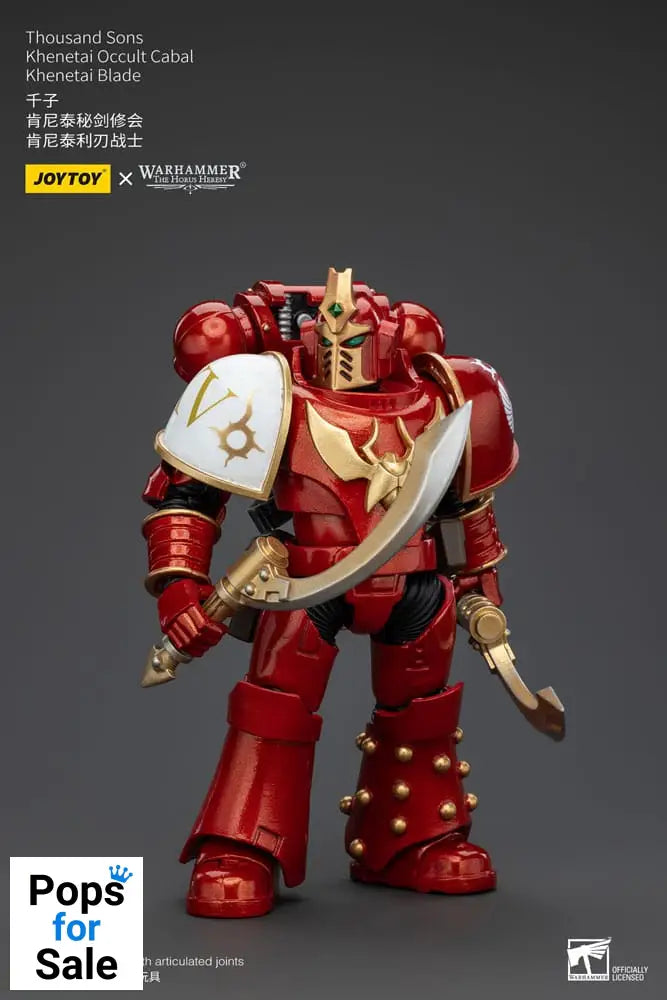 Warhammer The Horus Heresy Action Figure 1/18 Thousand Sons Khenetai Occult Cabal Khenetai Blade 12 cm