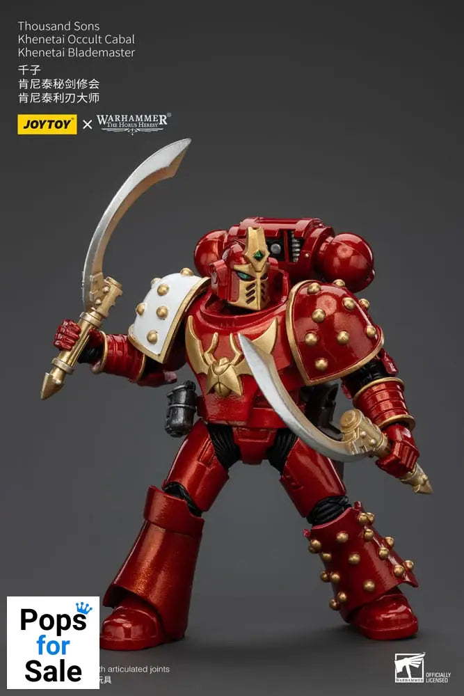 Warhammer The Horus Heresy Action Figure 1/18 Thousand Sons Khenetai Occult Cabal Khenetai Blademaster 12 cm Action