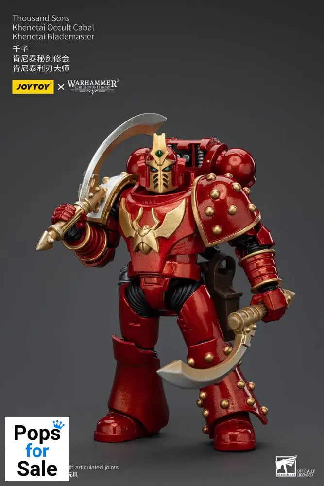Warhammer The Horus Heresy Action Figure 1/18 Thousand Sons Khenetai Occult Cabal Khenetai Blademaster 12 cm