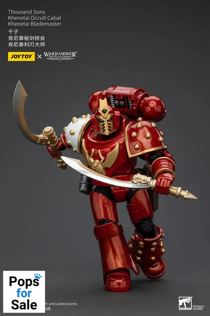 Warhammer The Horus Heresy Action Figure 1/18 Thousand Sons Khenetai Occult Cabal Khenetai Blademaster 12 cm Action
