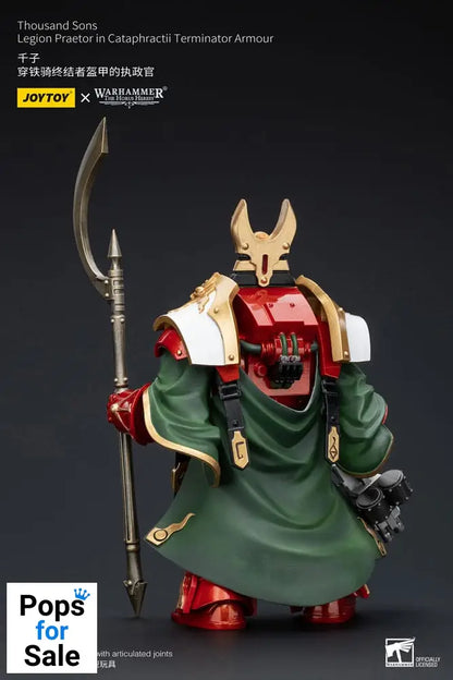 Warhammer The Horus Heresy Action Figure 1/18 Thousand sons Legion Praetor in Cataphractii Terminator Armour 12 cm