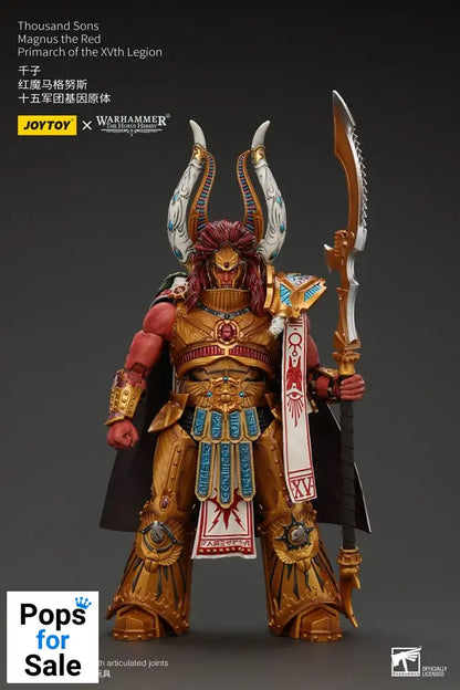 Warhammer The Horus Heresy Action Figure 1/18 Thousand sons Magnus the Red Primarch of the XVth Legion 12 cm
