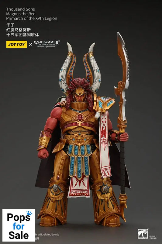 Warhammer The Horus Heresy Action Figure 1/18 Thousand sons Magnus the Red Primarch of the XVth Legion 12 cm
