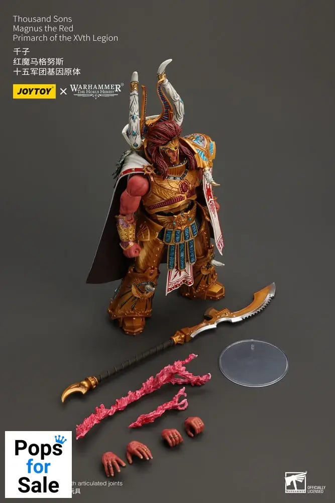 Warhammer The Horus Heresy Action Figure 1/18 Thousand sons Magnus the Red Primarch of the XVth Legion 12 cm