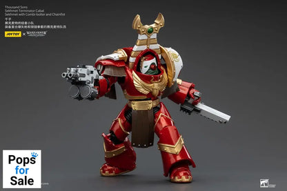 Warhammer The Horus Heresy Action Figure 1/18 Thousand Sons Sekhmet Terminator Cabal Sekhmet with Combi-Bolter and Chainfist 14 cm