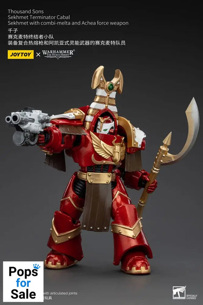 Warhammer The Horus Heresy Action Figure 1/18 Thousand Sons Sekhmet Terminator Cabal Sekhmet with Combi-Melta and Achea