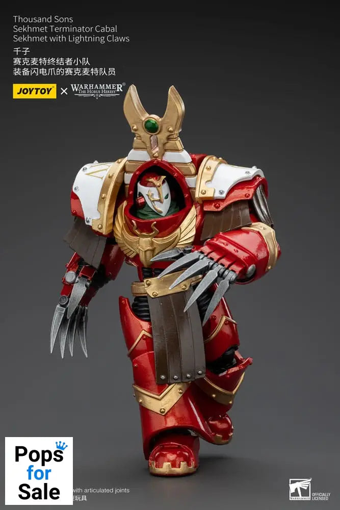 Warhammer The Horus Heresy Action Figure 1/18 Thousand Sons Sekhmet Terminator Cabal Sekhmet with Lightning Claws 14 cm