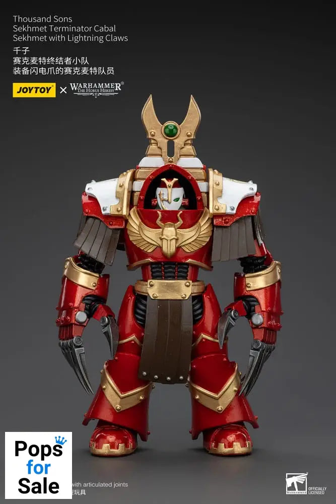 Warhammer The Horus Heresy Action Figure 1/18 Thousand Sons Sekhmet Terminator Cabal Sekhmet with Lightning Claws 14 cm