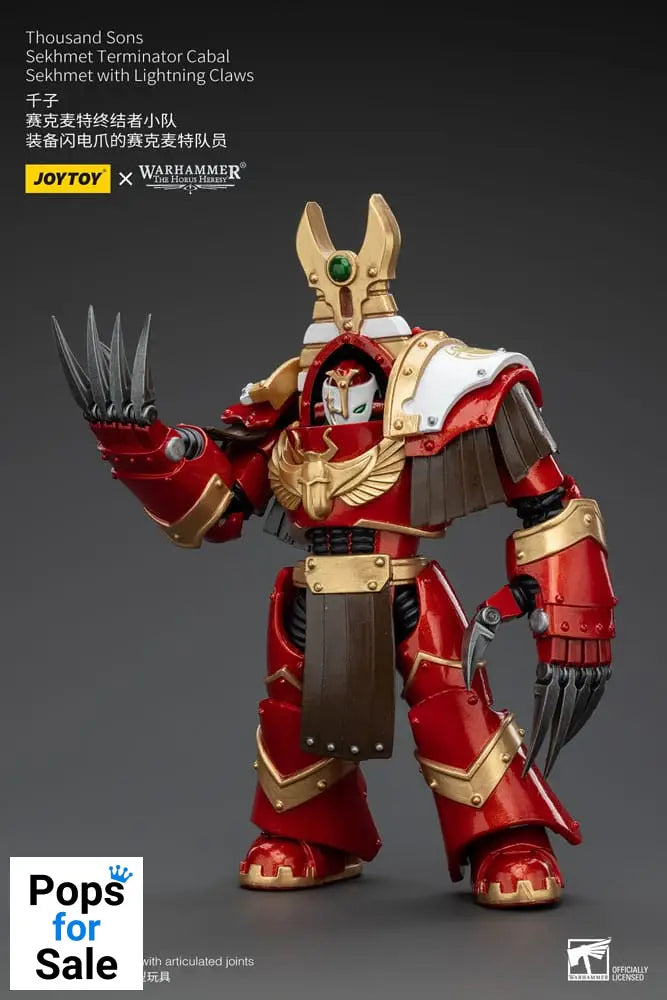 Warhammer The Horus Heresy Action Figure 1/18 Thousand Sons Sekhmet Terminator Cabal Sekhmet with Lightning Claws 14 cm
