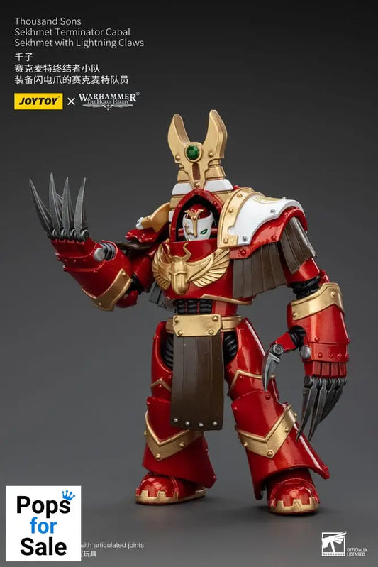 Warhammer The Horus Heresy Action Figure 1/18 Thousand Sons Sekhmet Terminator Cabal Sekhmet with Lightning Claws 14 cm