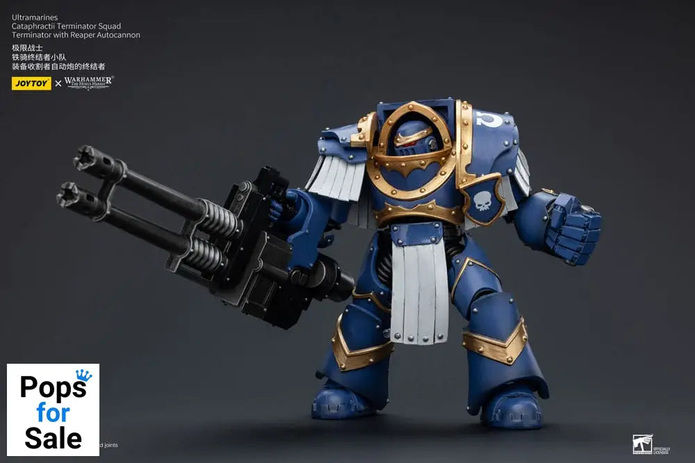 Warhammer The Horus Heresy Action Figure 1/18 Uitramarines Cataphractii Terminator Squad Terminator with Reaper