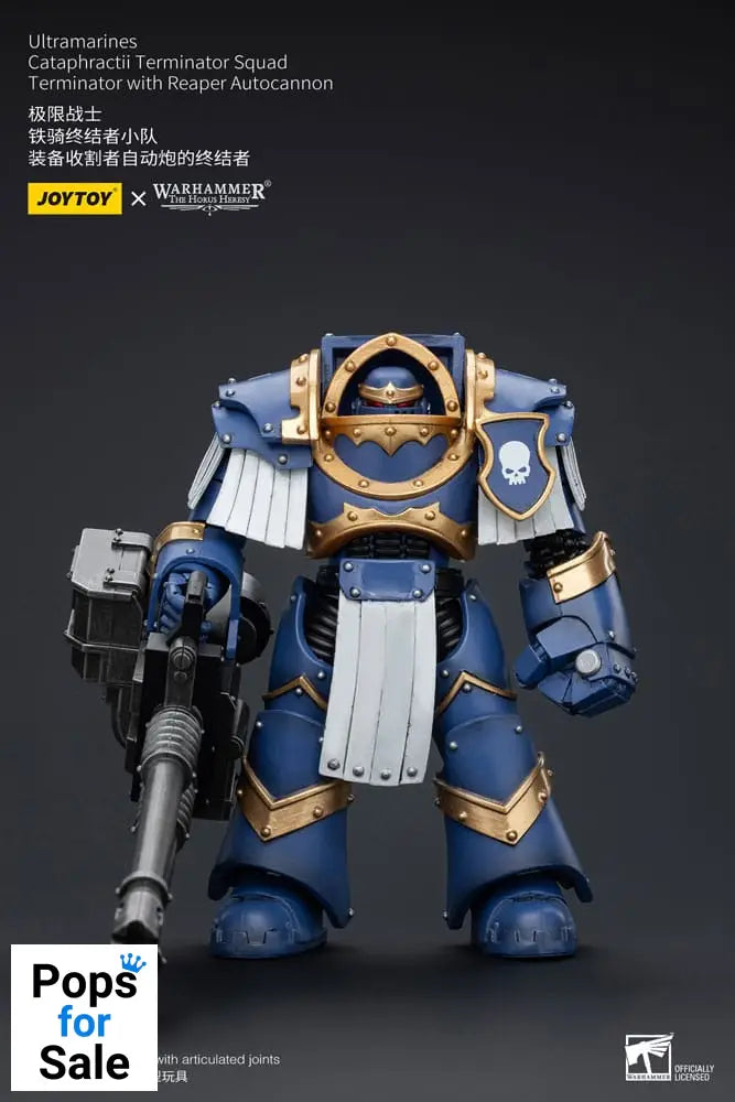 Warhammer The Horus Heresy Action Figure 1/18 Uitramarines Cataphractii Terminator Squad Terminator with Reaper