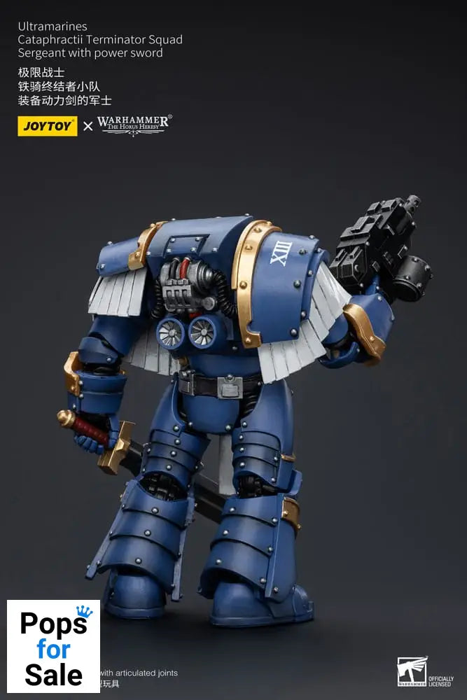 Warhammer The Horus Heresy Action Figure 1/18 Ultramarines Cataphractii Terminator Squad Sergeant with Power Sword 14 cm