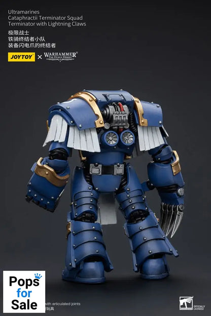 Warhammer The Horus Heresy Action Figure 1/18 Ultramarines Cataphractii Terminator Squad Terminator with Lightning Claws 14 cm