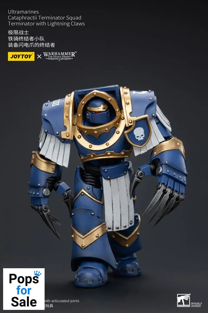 Warhammer The Horus Heresy Action Figure 1/18 Ultramarines Cataphractii Terminator Squad Terminator with Lightning Claws 14 cm