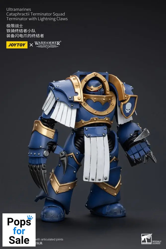 Warhammer The Horus Heresy Action Figure 1/18 Ultramarines Cataphractii Terminator Squad Terminator with Lightning Claws 14 cm